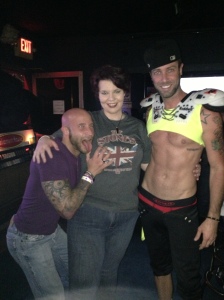 @DrakeJadenXXX, @JPBarnaby, and friend Shaun hanging out at Erotica Orlando