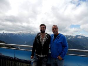 Rick and Nick at Mt Rainier